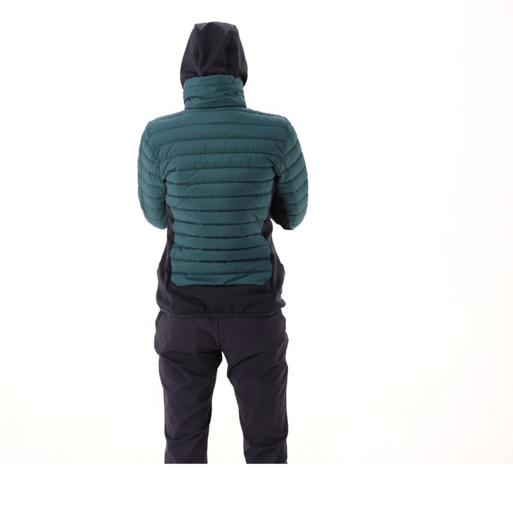CMP puffer jacket pink black peony Unlimitech women's hybrid jacket quilted - Picture 8 of 16